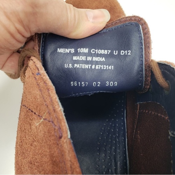 COLE HAAN Men's Size 10M Suede Chukka Boots Reddish Brown in VGUC - Picture 5 of 5